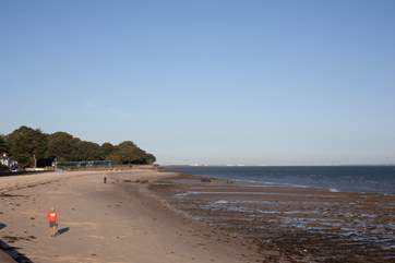 Take stunning walks along the seafront, go left for the town of Ryde or right for village Bembridge
