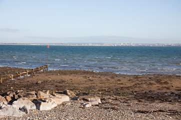 From the seafront you can look over to the mainland, watch the ships sail by or enjoy a spot of rockpooling