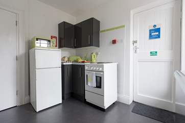 The kitchen.
