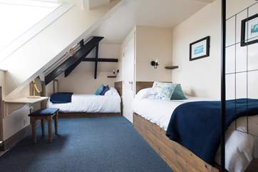The second floor en suite twin bedroom.