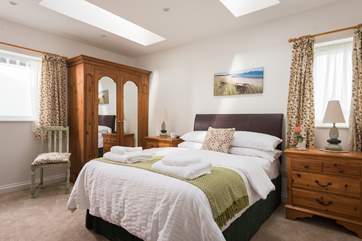 Bedroom 4 is set slightly apart from the other three bedrooms (great for those who like a more leisurely start to the day!).