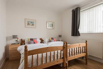 The twin bedroom.