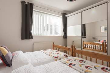 There are 3' twin beds in Bedroom 2.