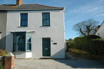 The front of the house has plenty of parking.