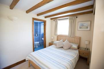 The master bedroom is on the ground floor and has a good sized en suite shower-room.