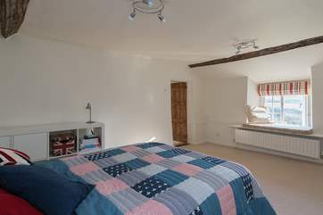 The final bedroom, Bedroom 4, is up a couple of steps at the far end of the farmhouse, across a large landing.