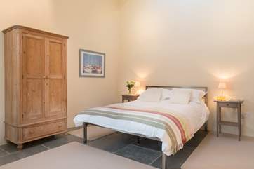 This is the bedroom in the barn conversion.