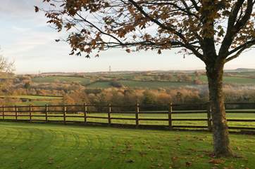 You will enjoy seeing livestock in the fields around the farmhouse from time to time.