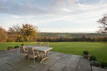 The terrace is just perfect for making the most of this special setting.