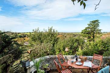 Enjoy time on the terrace taking in the view.