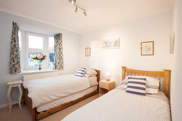 Twin bedroom on the first floor