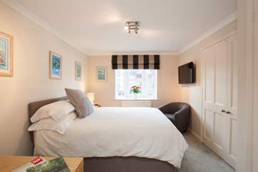 One of the double bedrooms is on the ground floor with an en suite