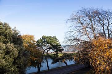 Appley canoe lake is between The Lodge and the sea, there is an abundance of ducks to feed!