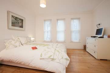 The master suite with sea views.