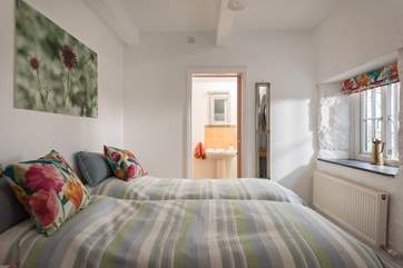 This bedroom has an en suite shower-room.