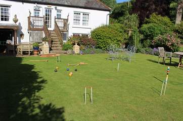 Perhaps a rather traditional game of croquet is quite fitting. All equipment is supplied by reception.