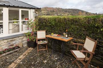 A wonderful place to dine al fresco in the sunshine with a glass or two of your favourite tipple.