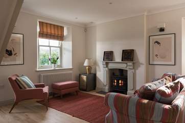 The sitting-area in the open plan area.