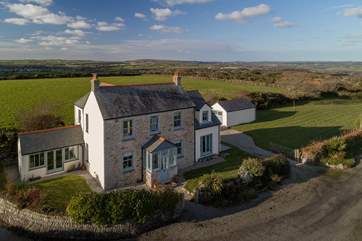 Higher Little Lidgey is secluded and very spacious, with amazing far reaching views.