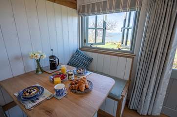 Dine inside or out, the choice is yours.