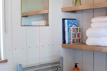 There is even a heated towel rail.