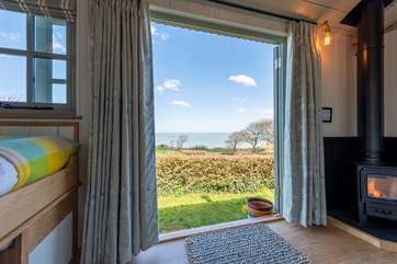 You will never tire of the stunning sea view.