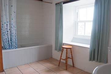 The bathroom on the ground floor.