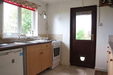 The kitchen.