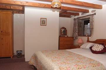 The double bedroom, on the ground floor.