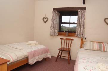 The twin bedroom.