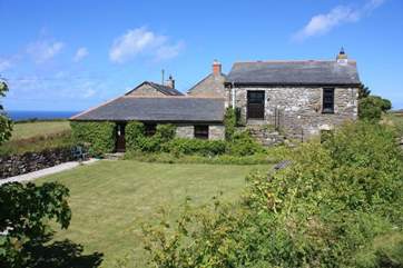 The Old Barn is set within a complex of holiday cottages.
