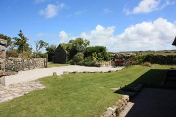 The lawn in front of Jenny's Cottage.