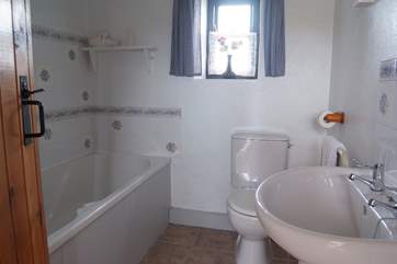 The ground floor bathroom.