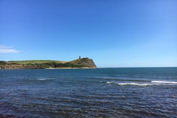 Clavell tower at Kimmeridge on the Isle of Purbeck, a fascinating beach to explore for fossils and the impressive Etches Collection is on display in the village.