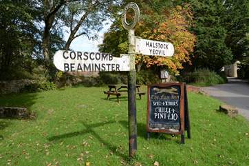 The Fox Inn is a real local pub, with lots going on.