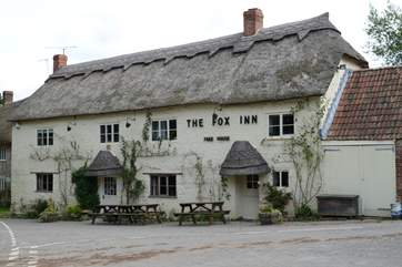 The Fox Inn in Corscombe is a traditional country pub and serves great food using locally-sourced produce.