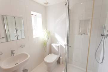 The shower-room.