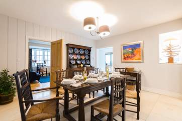 The dining-area leads through to the sitting-room.