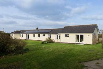 Strawberry Fields is a spacious, long, single-storey building.