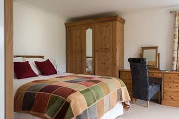 Bedroom 4 is a large room set slightly apart from the other bedrooms.