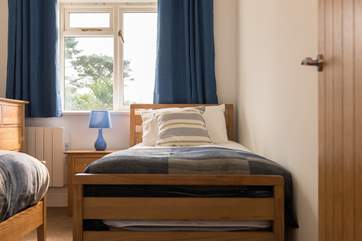 Bedroom 3 has twin beds.