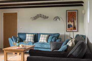 Comfortable sofas and armchairs.
