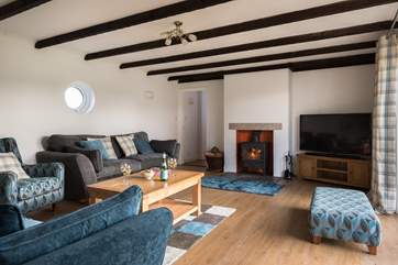Toast your toes in front of the wood-burner.