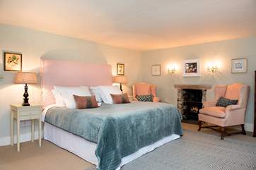 Bedroom 1 has a super-king and comes complete with a wood-burner.