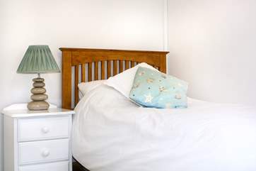 The cottage also has a twin bedroom.