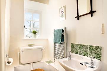 Bedroom 3's en suite shower-room.