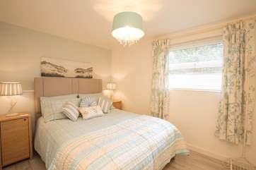 The master bedroom has been beautifully decorated and is a perfect sanctuary for relaxation.