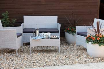 Sit back and relax with a morning coffee