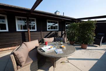 Sit back and relax with wonderful views over Brighstone Downs