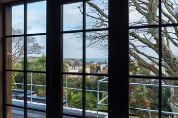 Wonderful views across towards Falmouth in one direction and Gylly Beach in the other.